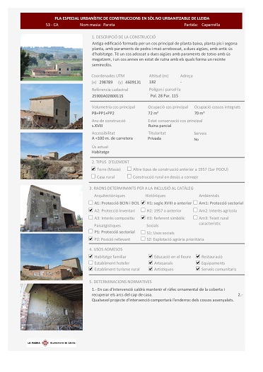 Catàleg de construccions de l'Horta de Lleida - Notícies ...